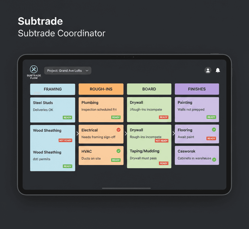 Subtrade Coordinator